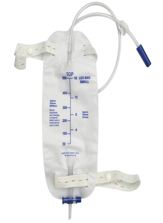 Lifevv 4-Pack Urinary Drainage Bag Leg Bag with Anti-Reflux Chamber,External catheters(19oz，500ml) - Image 1